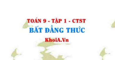 Bất đẳng thức là gì? Tính chất của bất đẳng thức? lớp 9 CTST